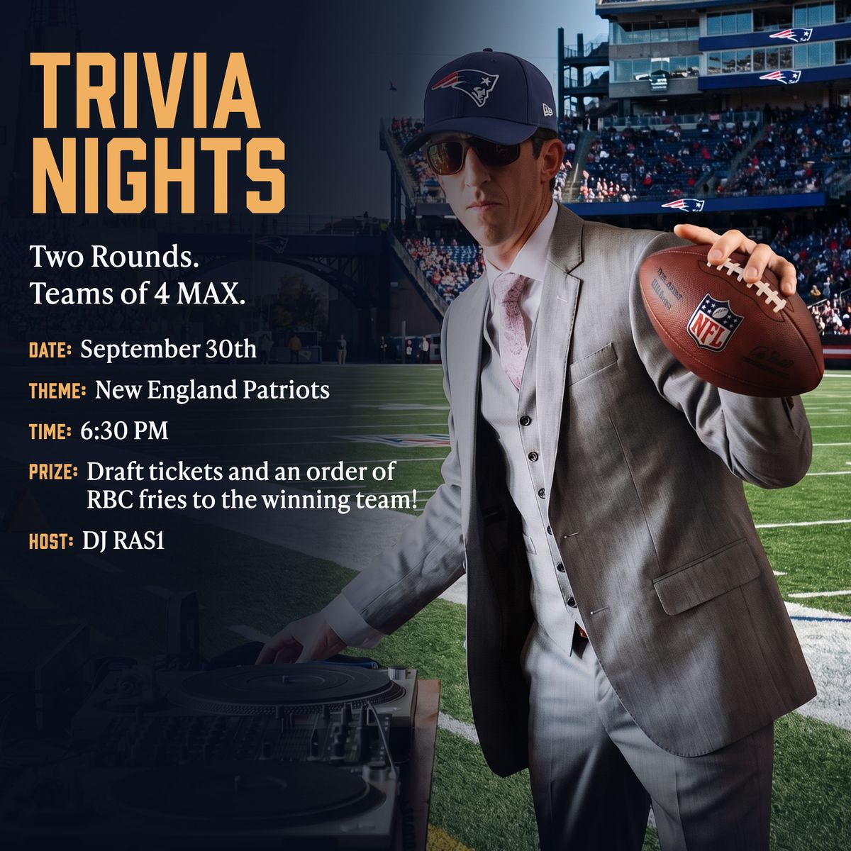 🧠 New England Patriots Trivia 🧠