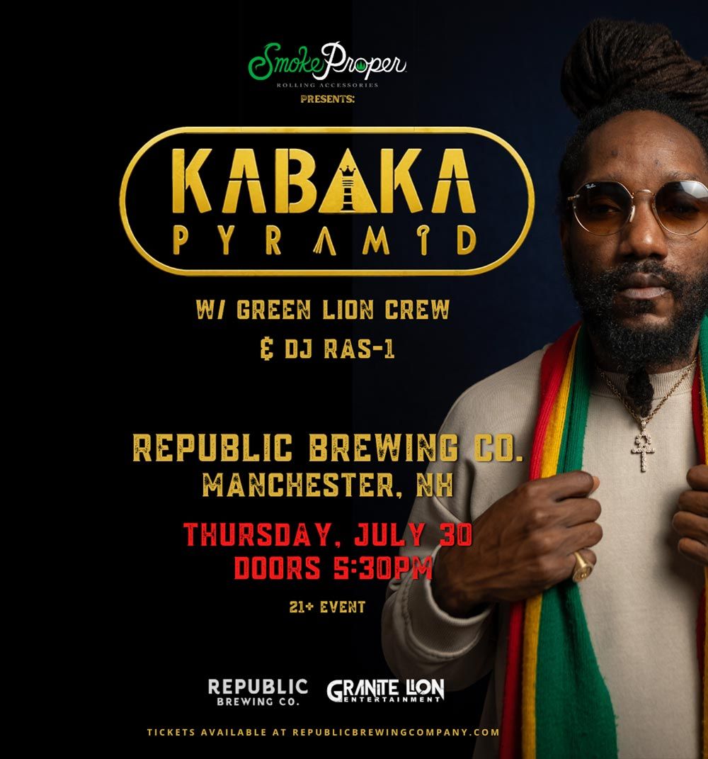 Kabaka Pyramid LIVE! - 📍  TICKETS AVAILABLE AT THE DOOR! 